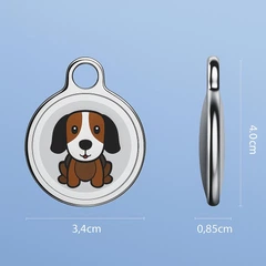 Без бренду Вluетоотн-трекер для собак Findmy Tag Dog (мікро, 9 грамів, IP65)
