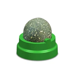 Без бренду Іграшка кулька лизун для кота Котяча м'ята Green