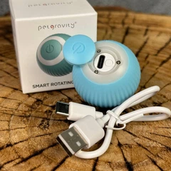 Розумний м'ячик для кота smart м'яч кулька petgravity з usb зарядкою