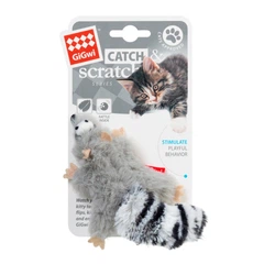 Іграшка для котів GiGwi Catch&scratch Єнот з котячою м'ятою/котячою м'ятою 8 см (25881078)