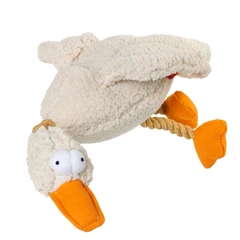 Іграшка для собак GiGwi Catch&fetch Качка з пищалкою/мотузкою 36 см (25881054)
