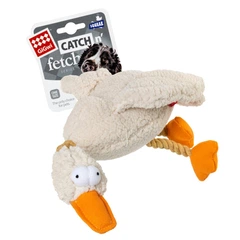Іграшка для собак GiGwi Catch&fetch Качка з пищалкою/мотузкою 36 см (25881054)