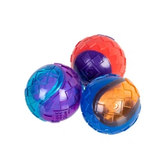 Іграшка для собак GiGwi Ball Три м'ячі з пищалкою, гума, 5 см (2323)