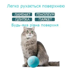 Без бренду М'ячик інтерактивний для тварин, колір блакитний