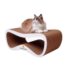 Кігтеточка-лежанка Say Meow Grace Max 67х27х35 см - бежевий