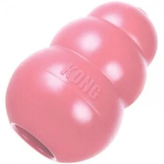 Міцна гумова іграшка для цуценят KONG Puppy, Medium, pink