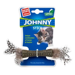Іграшка для котів GiGwi Catnip Спресована котяча м'ята з пір'ям, перо, котяча м'ята, 8 см (75335)