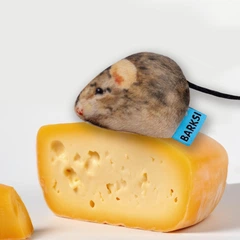 Іграшка для Котів Barksi з Дзвіночком Мишка 3 x 5 см (3346)