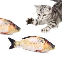 Без бренду М'яка іграшка для тварин Carp Fish 20 см