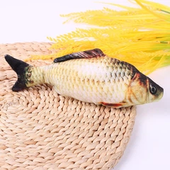 Без бренду М'яка іграшка для тварин Carp Fish 20 см