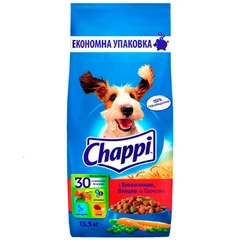 Chappi Корм з інші джерела м'ясо та м'ясні субпродукти яловичина для дорослих собак