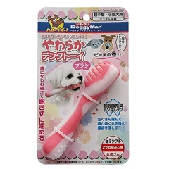 Жувальна іграшка для собак DoggyMan Toothbrush Semi-soft Dental зубна щітка (85799)