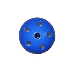 Без бренду М'ячик пластиковий дзвінкий іграшка кішці кошеня 5см синьо-білий