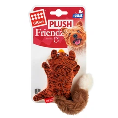 Іграшка для собак лисиця з пискавкою GiGwi Plush 9 см