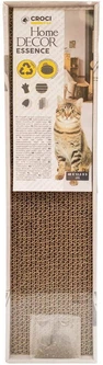 Когтеточка з котячою м'ятою з гофрокартону Croci Homedecor Essence 48*12,5*5 см (дуб)