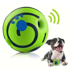 Іграшка для собак м'яч інтерактивний м'яч для всіх порід Wobble Wag Giggle Green