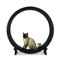 Ukc Бігове колесо для кішок One Fast Cat Gen5 для великих порід кішок Black