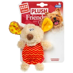 Іграшка для собак GiGwi Plush Собачка з пискавкою 13 см (75304)