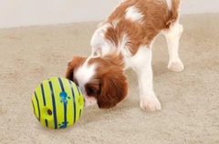 Без бренду Інтерактивний хіхикаючий м’яч іграшка для собак Woopy Ball для тренувань спорту домашніх тварин без батарейок