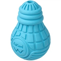 Іграшка для собак GiGwi Bulb Rubber Лампочка гумова, гума, S, блакитна (2336)