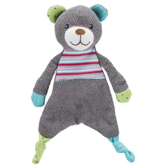 Іграшка для собак Trixie Junior плюшевий ведмідь зі звуком 28 см (MLZ9127)