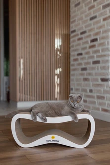 Кігтеточка (дряпка) лежанка для кішок Say Meow Grace 67х27х24 см