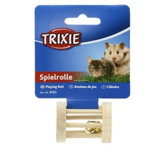 Іграшка для гризунів Trixie Playing Roll валик з брязкальцем, 5х3, 5см