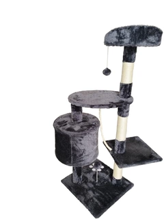 Кігтедралка, будиночок, дряпка для кішок AVKO CatTree 1049 Grey