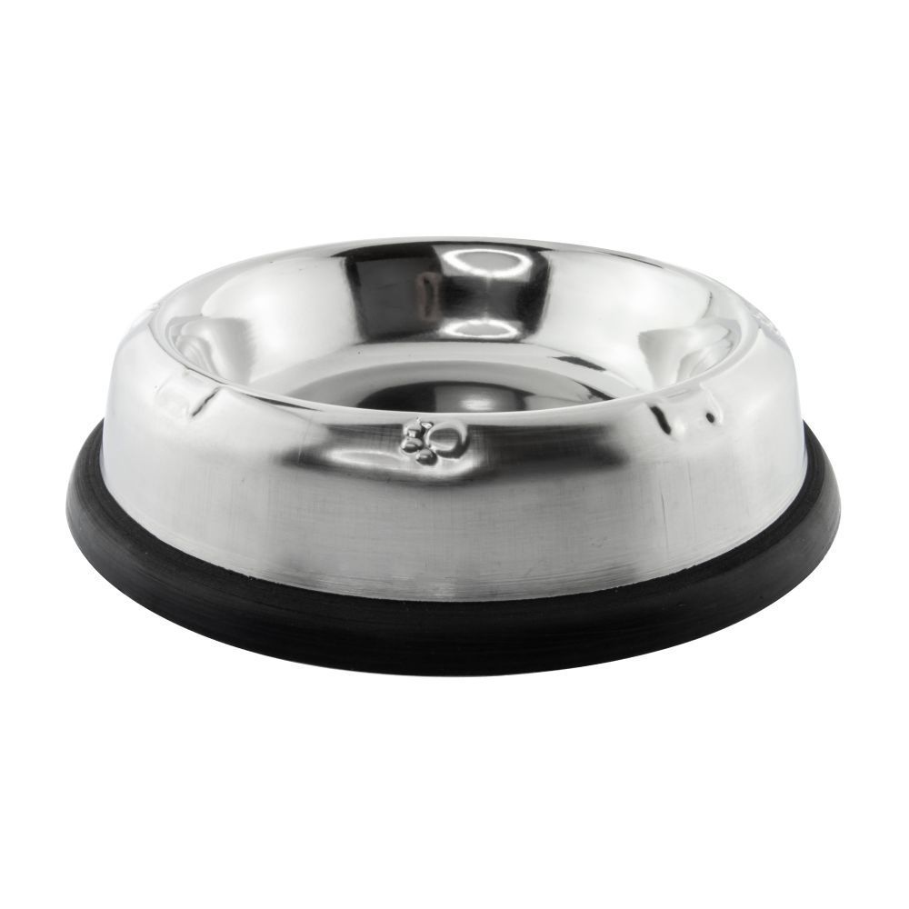 Миска металева ArjanImpex Tapered - Fixed Anti Skid Ring 180 мл - сріблястий