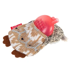 Іграшка для собак сова з пискавкою GiGwi Plush 10 см