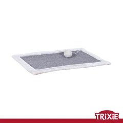 Драпак - килимок для котів Trixie 43110 з плюшевою рамкою, 55х35 см, сірий/світло-сірий (TX-43110) 4011905431109