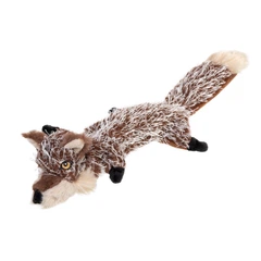 Іграшка для собак GiGwi Plush Вовк з пискавками, текстиль, 37 см (75325)