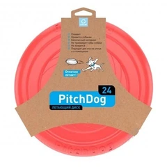 Без бренда Ігрова тарілка PitchDog діаметр 24см для апортування, рожева