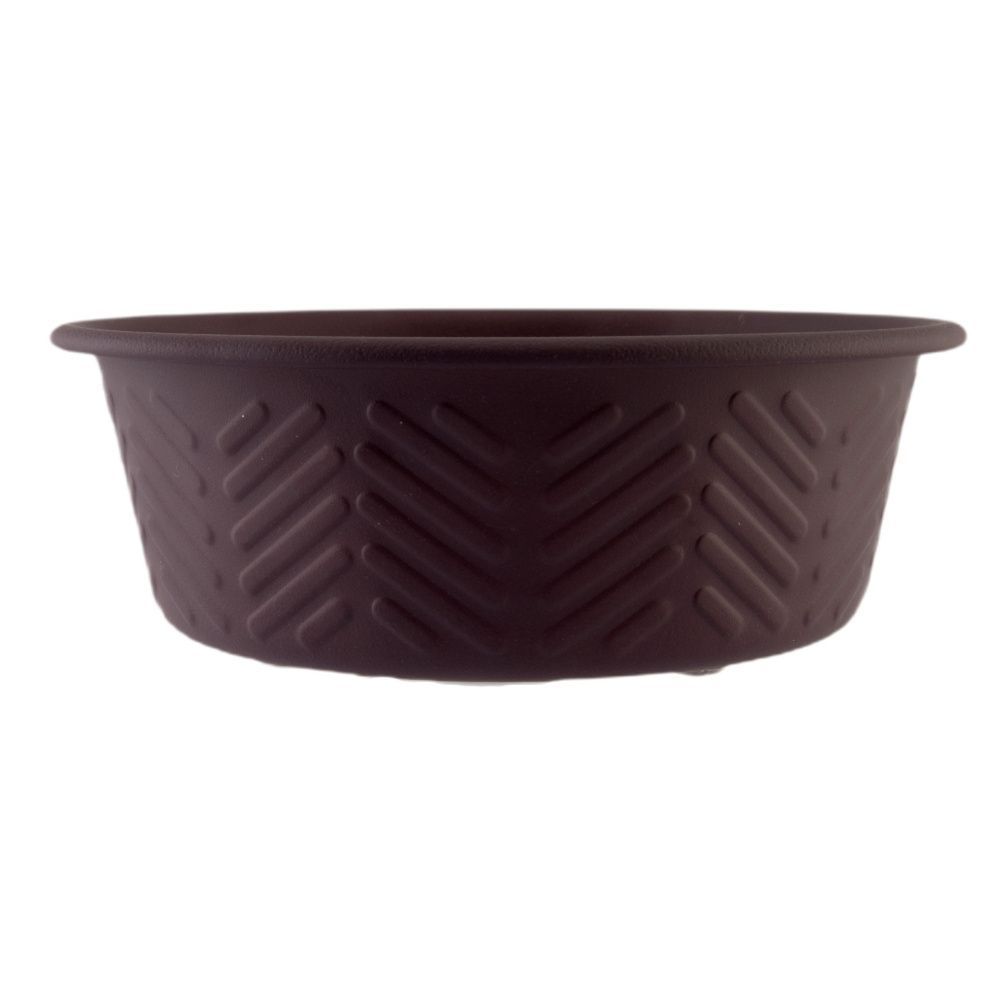 ArjanImpex Premium Chevron Emboss миска металева для котів 470 мл - коричневий