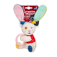 Іграшка для собак GiGwi Plush Зайчик з кільцем та пискавкою