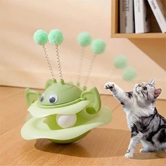 Іграшка Taotaopets 014435 Green для кота інтелектуальна Неваляшка