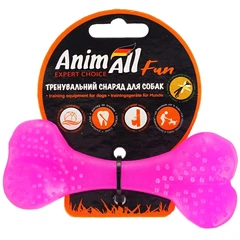 Іграшка для собак AnimAll Fun кістка, фіолетова, 12 см
