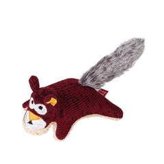 Іграшка для собак WAUDOG Fun Plush Білка, трикотаж, Ш 4 см, Дл 9 см, S