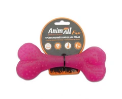 Кістка для ігор і тренувань для собак AnimAll Fun Expert Choice з ароматом ванілі фіолетова 15 см
