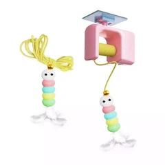 Без бренду Інтерактивна іграшка для котів на присосці Pet Toy Ball з автоматичним рухом