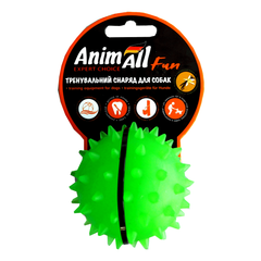 AnimAll Іграшка для собак АнімАлл Фан м'яч каштан 7 см, зелений