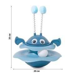 Іграшка Taotaopets 014435 Dark Blue для кота інтелектуальна Неваляшка