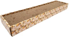 Когтеточка з котячою м'ятою з гофрокартону Croci Homedecor Texture Dimensions 48*12,5*5 см