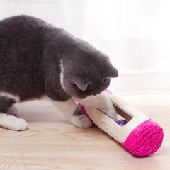 Кігтеточка Taotaopets 071111 Pink іграшка для кота з 3 кульками