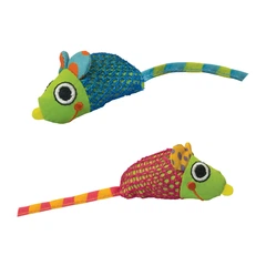Іграшка для кішок Petstages Catnip Chew Mice Dental Health Мишки з котячою м'ятою кольорові