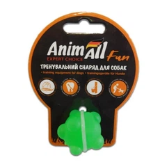 Іграшка для собак AnimAll Fun куля молекула, зелена, 3 см