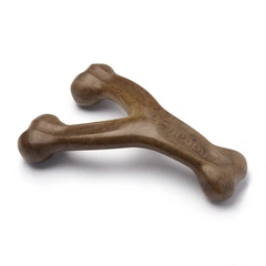 Важіль зі смаком бекону Benebone Wishbone Bacon іграшка для гризіння для собак вагою до 54 кг 22,86х16 см Коричневий