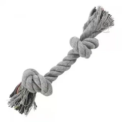 Іграшка для собак канат для чищення зубів 40СМ котоновий Trixie Gray