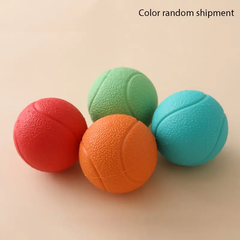 Малий баскетбольний м'яч для собак зі звуком Bonny TPR Pet Teething Dog Chew Toy, S Помаранчевий