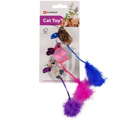 Іграшка з котячою м\'ятою для котів Flamingo Mohaire Mouse Glamour (560588)